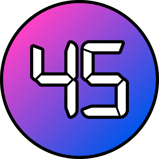 45 icono gratis
