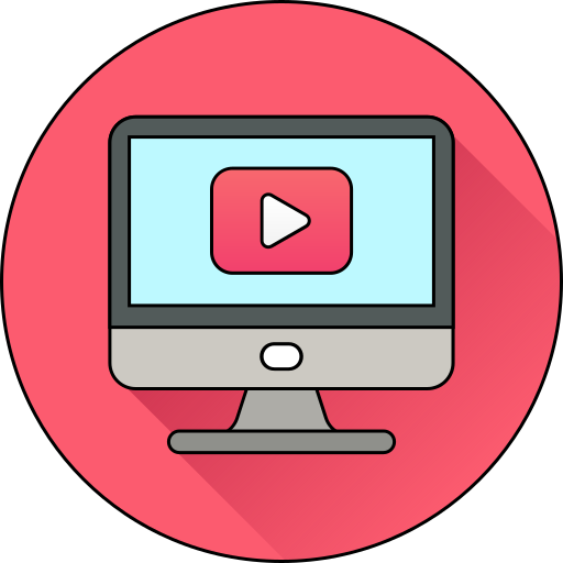 reproductor de video icono gratis