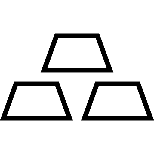 Золотые слитки бесплатно иконка Золотые слитки бесплатно иконка