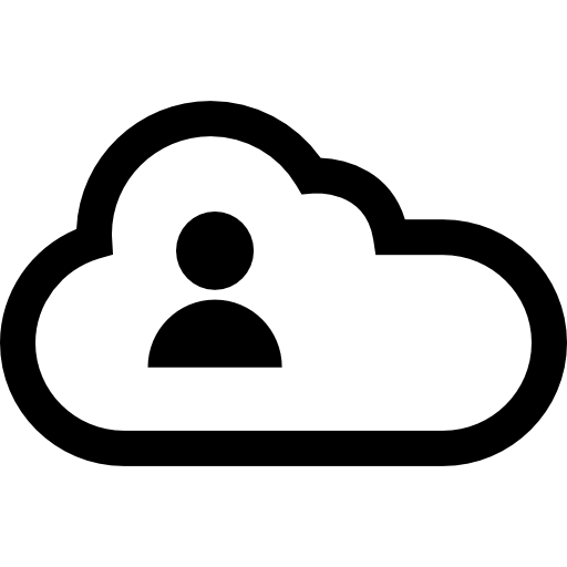 computación en la nube icono gratis