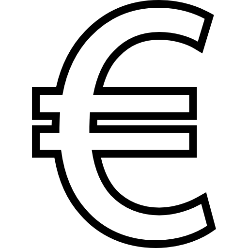 Euro - Free signs icons