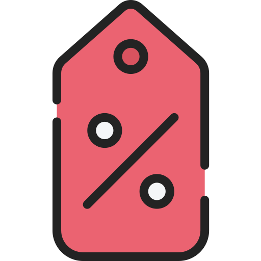 Etiqueta del precio icono gratis