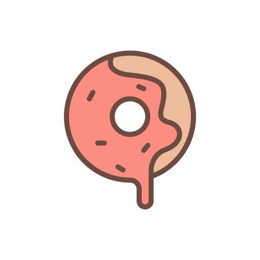 Rosquilla icono gratis