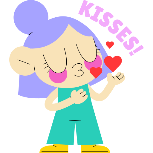 kuss kostenlos Sticker kuss kostenlos Sticker