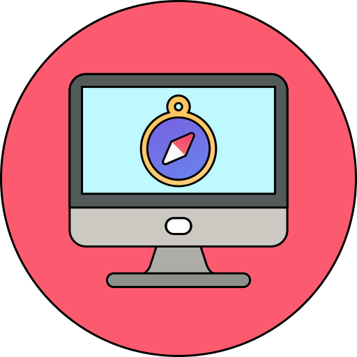 brújula icono gratis