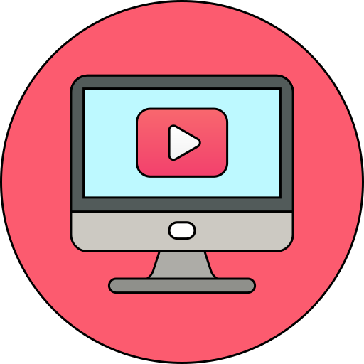 reproductor de video icono gratis