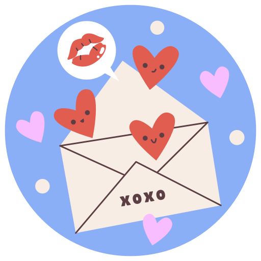 brief kostenlos Sticker