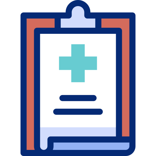 historial médico icono gratis