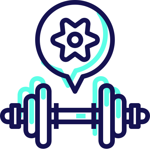 gimnasia icono gratis