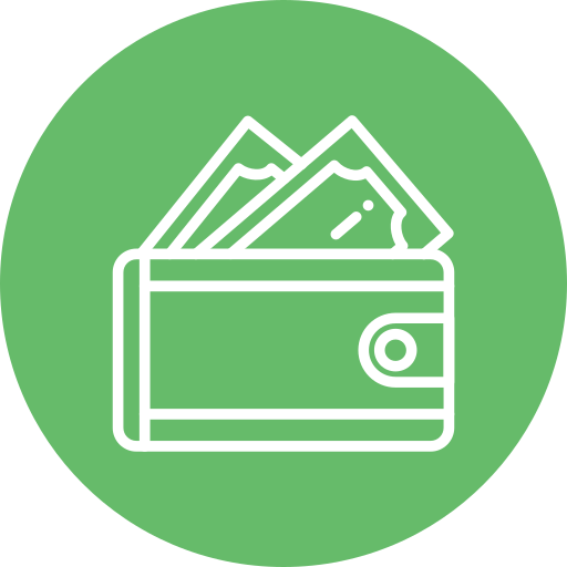 billetera icono gratis