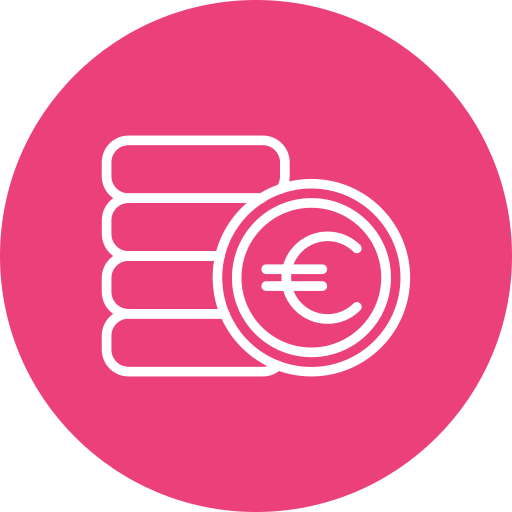 moneda euro icono gratis