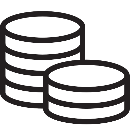 pièces de monnaie Icône gratuit