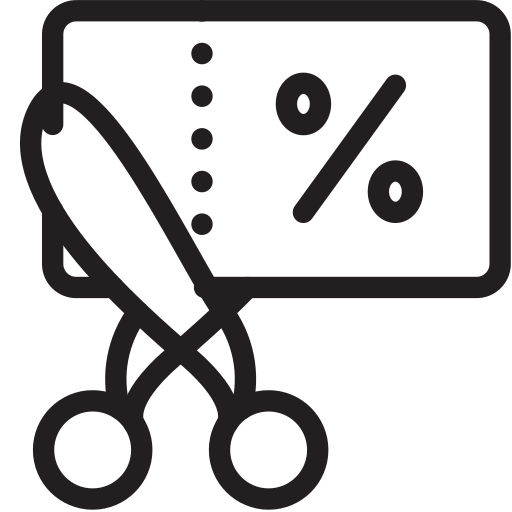 descuento icono gratis