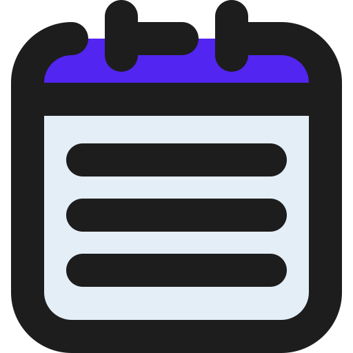 calendario mensual icono gratis