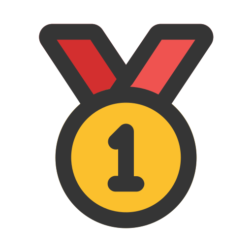 medalla de oro icono gratis