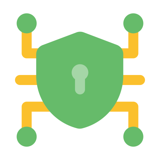 la seguridad cibernética icono gratis