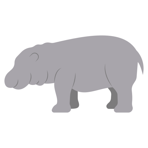 hipopótamo icono gratis