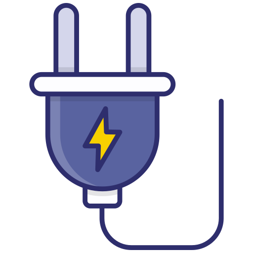 Power plug free icon Power plug free icon