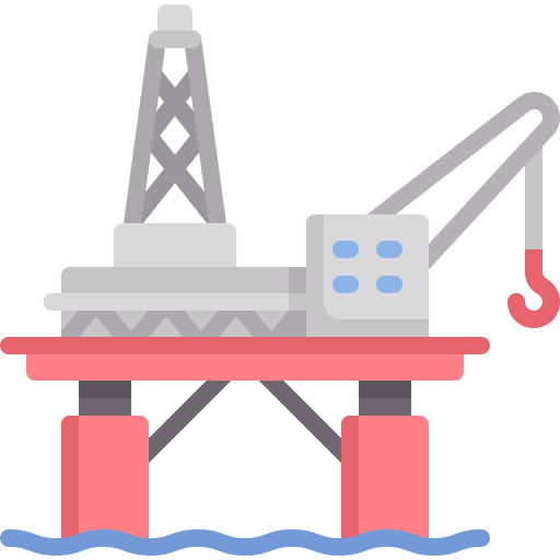 Plataforma de petróleo grátis ícone Plataforma de petróleo grátis ícone