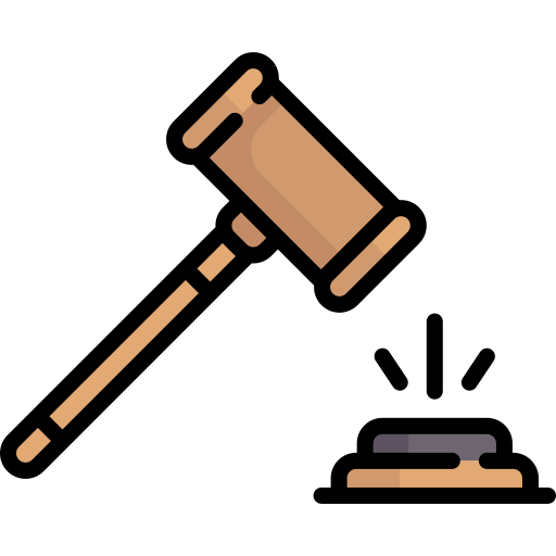 Gavel Special Lineal Color Icon