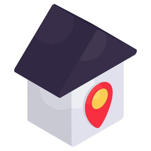 ubicación de la casa icono gratis