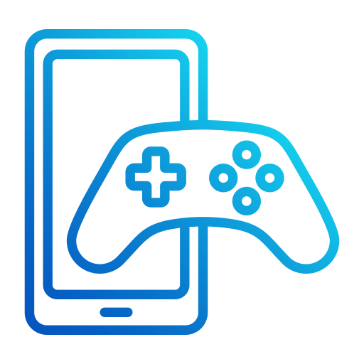 Mobile gaming free icon