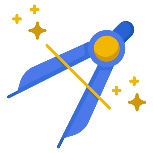 bússola de desenho grátis ícone