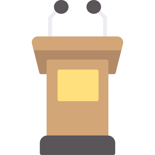 tribuna icono gratis