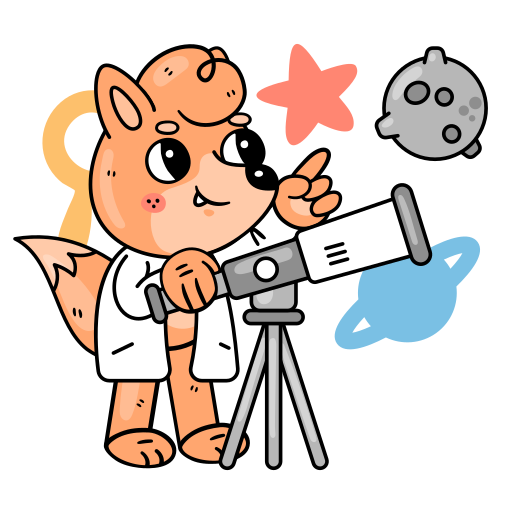 télescope gratuit sticker télescope gratuit sticker