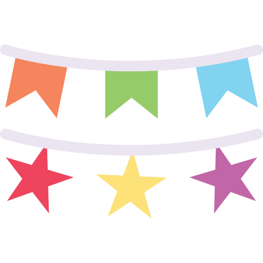 guirnaldas icono gratis