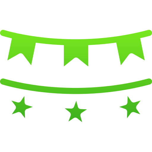 guirnaldas icono gratis