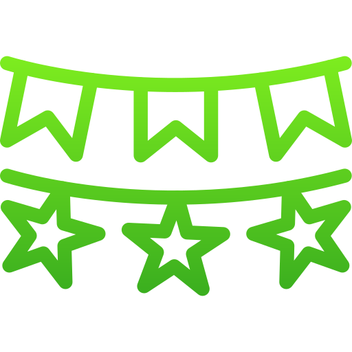 guirnaldas icono gratis