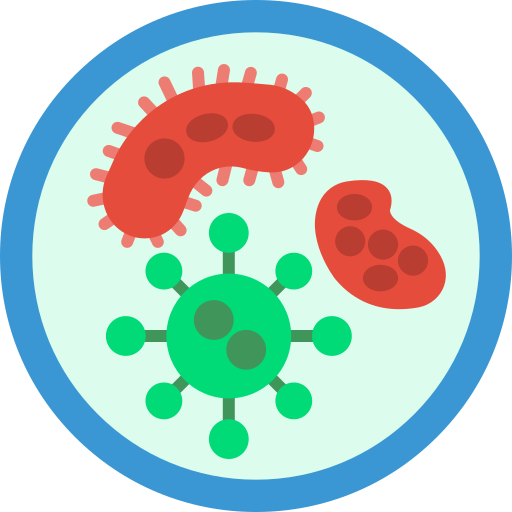 bacterias icono gratis