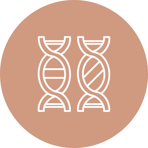 genético icono gratis