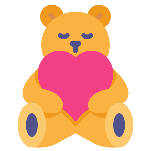 oso de peluche icono gratis