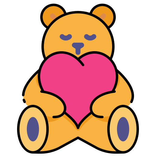 oso de peluche icono gratis