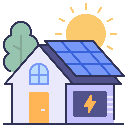 maison écologique Icône gratuit