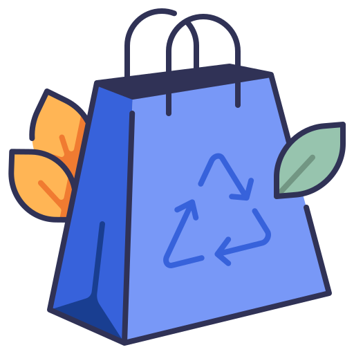 bolsa de reciclaje icono gratis