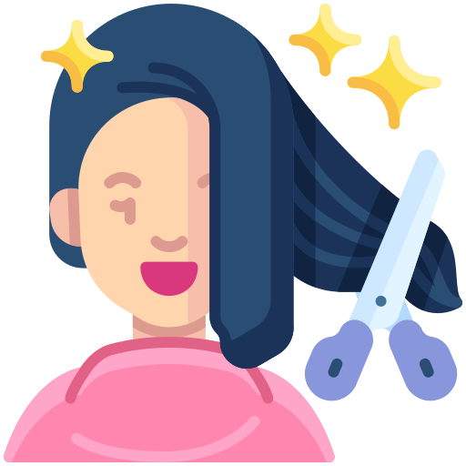 corte de pelo icono gratis