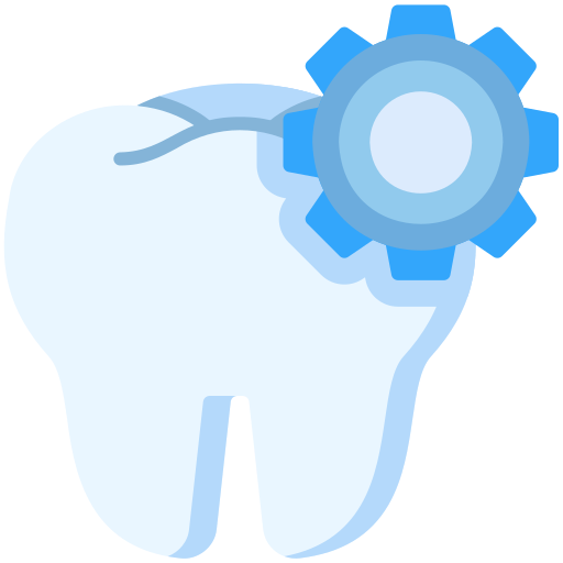 Tooth maintenance free icon