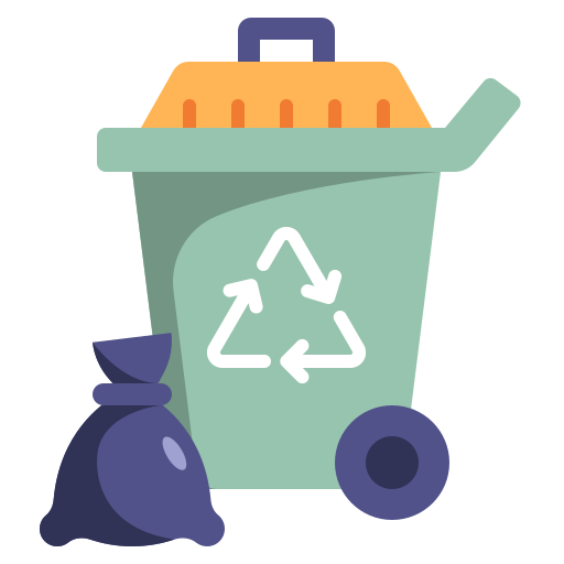 papelera de reciclaje icono gratis