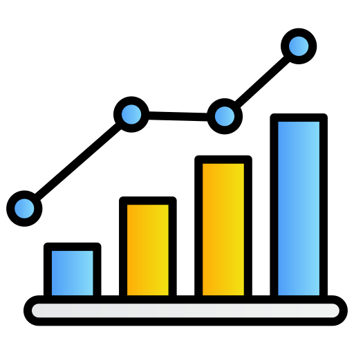 gráfico de barras icono gratis