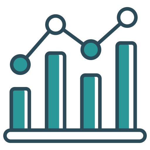 gráfico de barras icono gratis