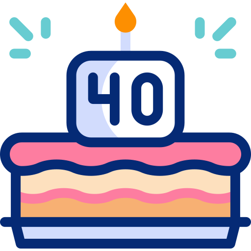 pastel de cumpleaños icono gratis