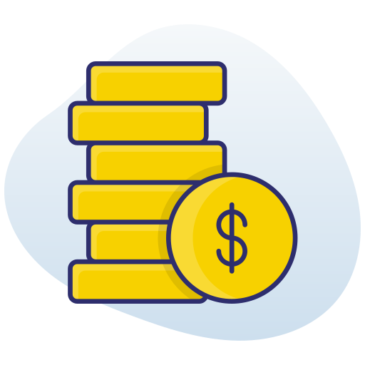 Coin stack free icon Coin stack free icon