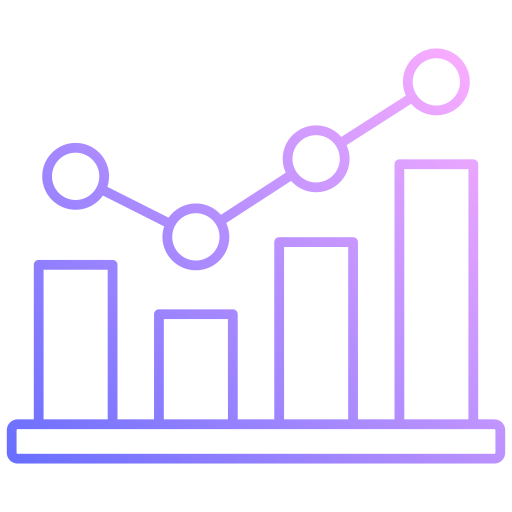 gráfico de barras icono gratis