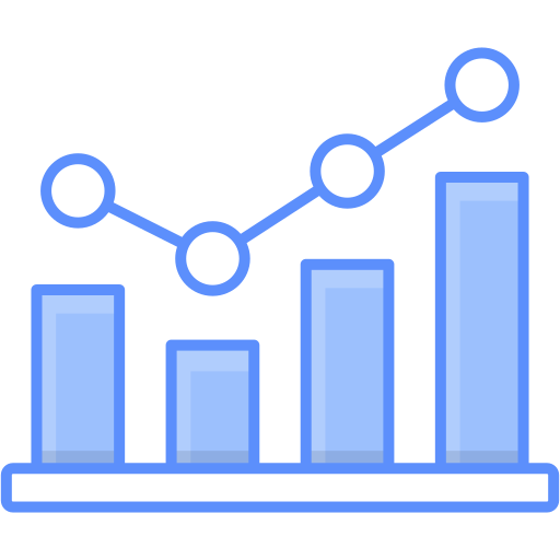 gráfico de barras icono gratis