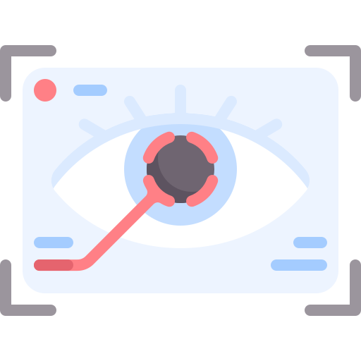 Retinal scan free icon