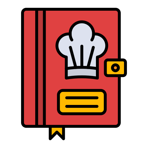 libro de cocina icono gratis