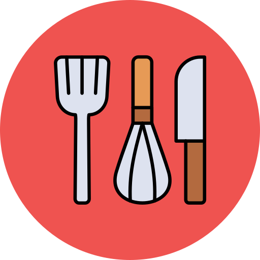 herramientas de cocina icono gratis